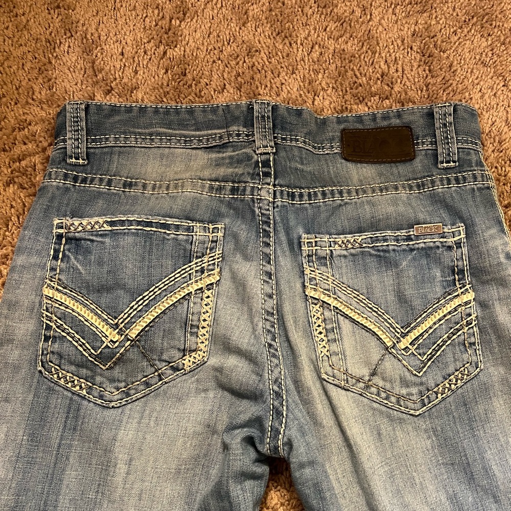 Buckle Black Men's Boot Cut Denim Jeans 33x32